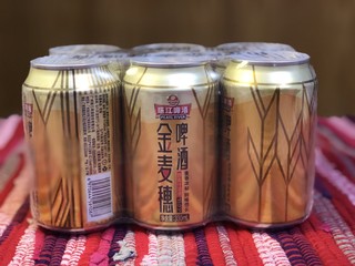 喝点啤酒059 珠江啤酒 金麦穗6连包