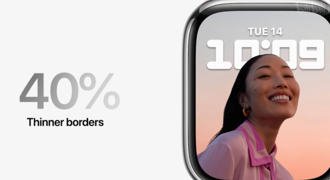 苹果发布新一代 Watch 7 系列，更圆润设计、更高屏占比、IP6X防尘、支持快充