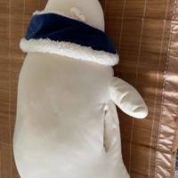 北极熊暖手抱枕