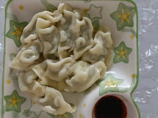 多彩饺子盘