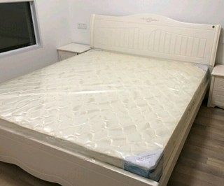 全友 床现代简约1.8米双人床卧室家具