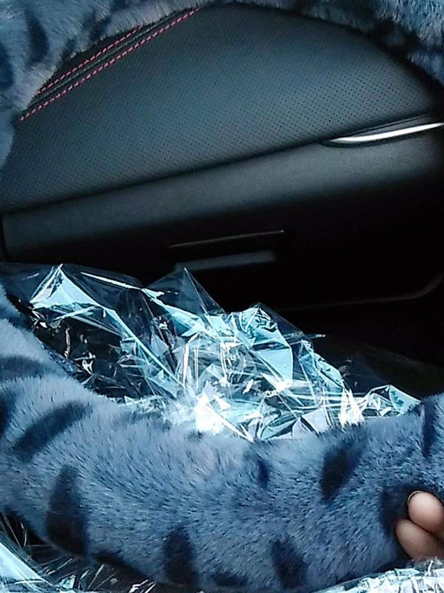 好用的方向盘套开箱