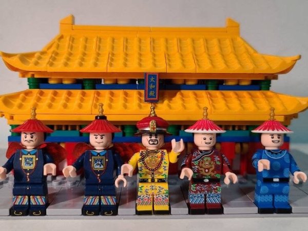 semboblock森宝积木故宫文化太和殿742颗粒