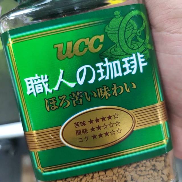 ucc咖啡，有一丢丢苦