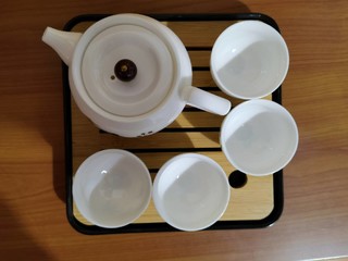 牧牛陶瓷旅行茶具套装，居家外出两相宜