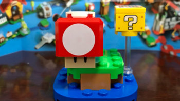 开学桌面新摆件！LEGO超级马里奥超级蘑菇惊喜拓展关卡体验