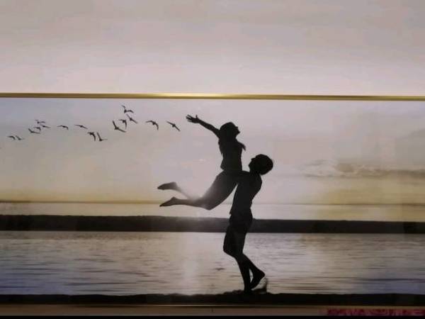 宜巢  卧室床头装饰画风景现代简约主卧床