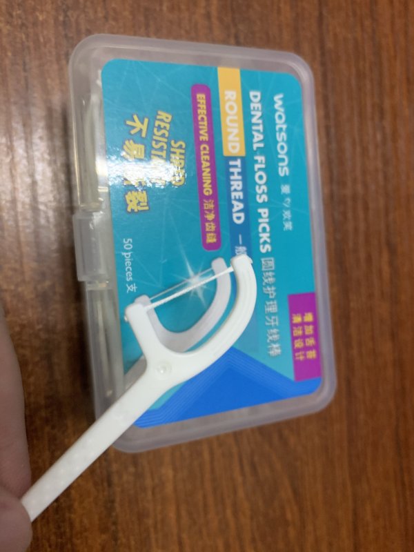 屈臣氏牙线圆线护理牙线棒