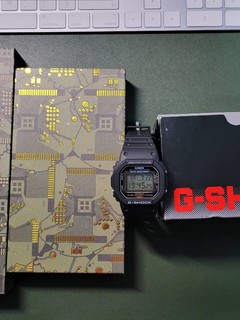 卡西欧casio dw5600e自换银色