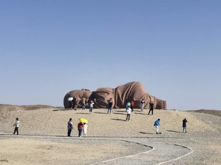 甘肃荒漠中的“大地之子”，路过值得欣赏