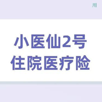 小医仙2号住院医疗险，百万医疗险的最佳搭档来了！