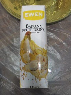 味道很不错的香蕉汁饮料！