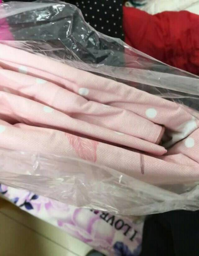 水星家纺 床上四件套纯棉床单被套枕套 