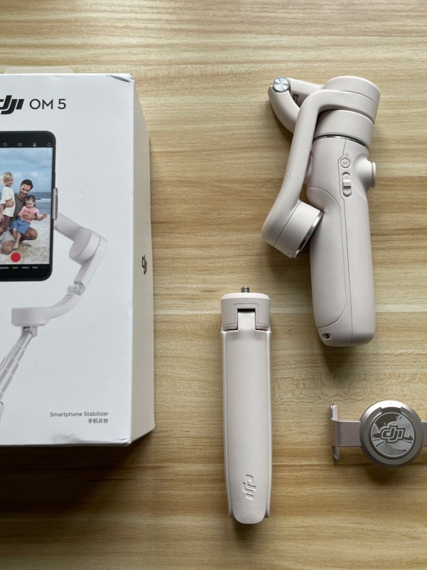 dji大疆灵眸osmo系列om5手机云台云暮白