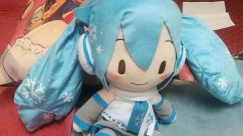 世嘉 Sega 初音 fufu毛绒 雪未来11再版抱枕开箱