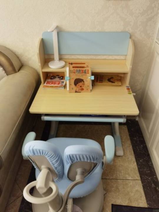 巧乐宝贝儿童学习桌小学生书桌可升降实木