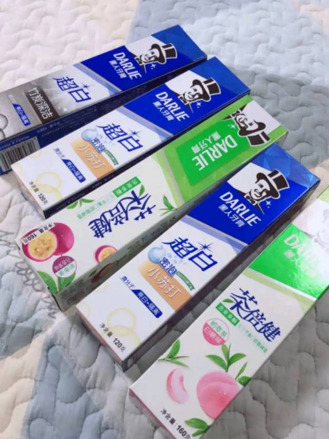 黑人白茶牙膏套装