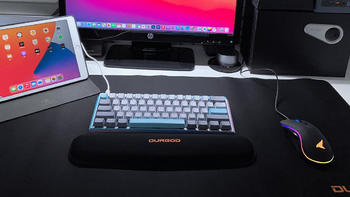 一把在手、通吃所有 ——杜伽K330W机械键盘及鼠标垫、碗托使用体验