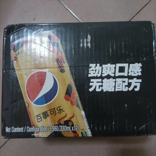 ​​百事可乐无糖碳酸饮料330ml12听