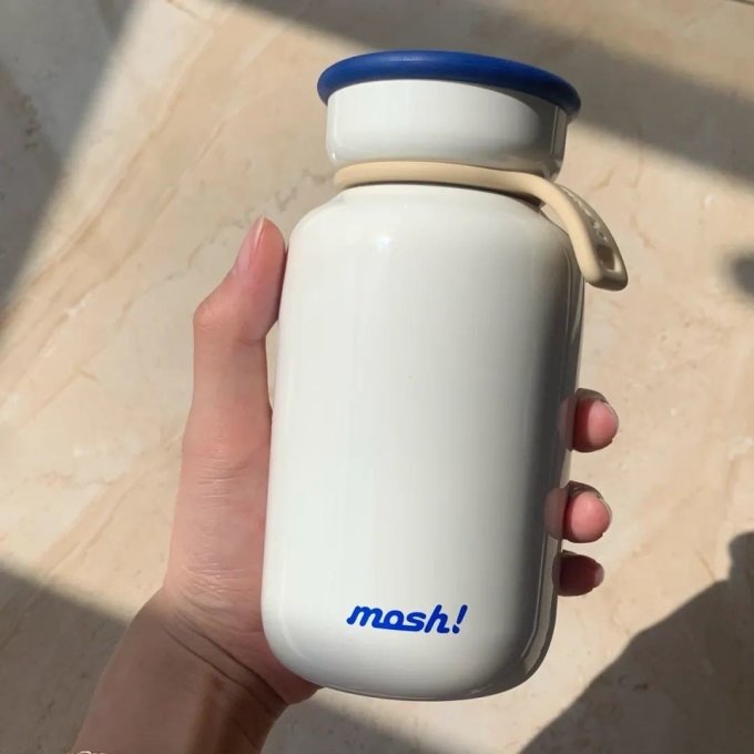 mosh保温杯怎么样 超有质感的牛奶瓶05,买它买它买它!_什么值得买
