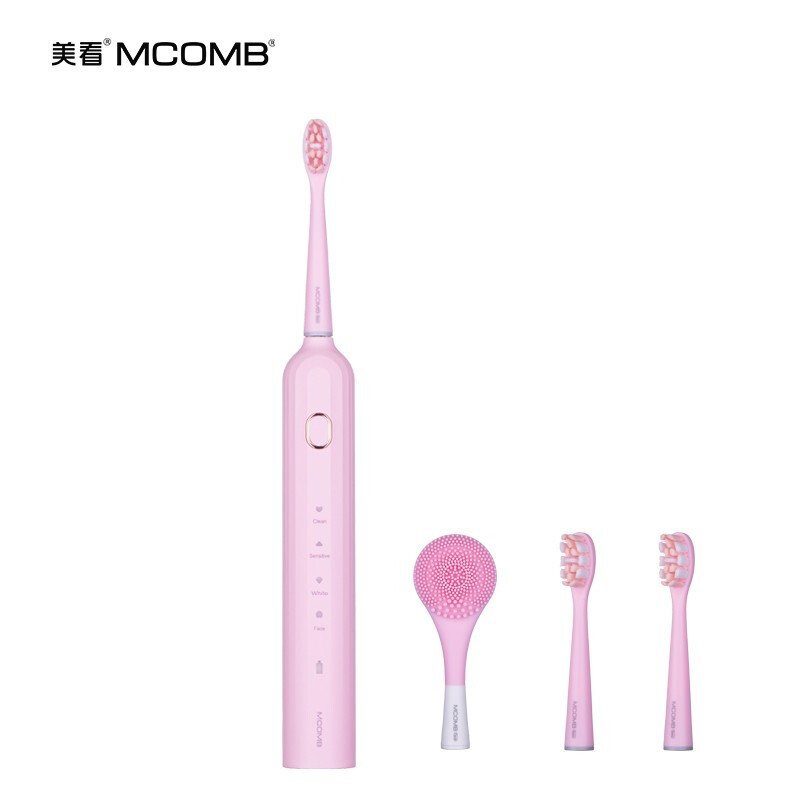 刷牙、刷脸仅需一样物件，美看mcomb M2声波电动牙刷还有这些功能