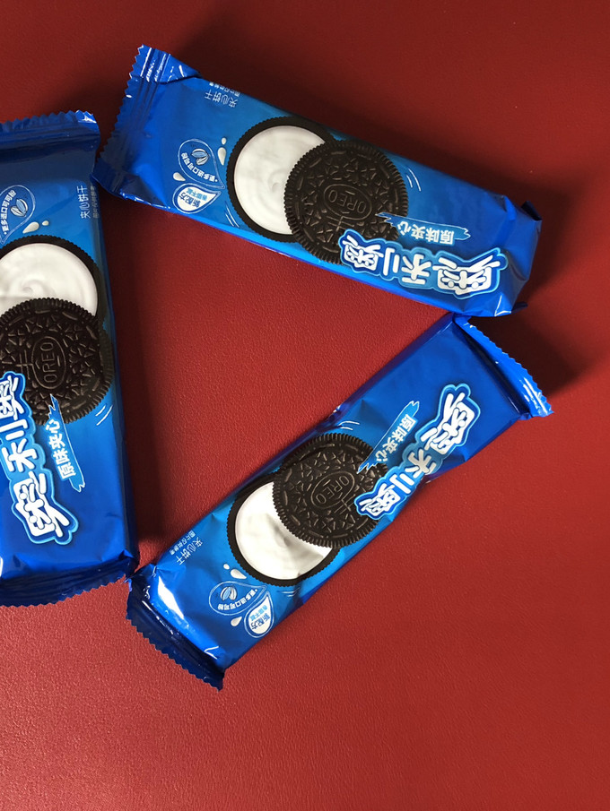 经典黑白配奥利奥巧克力夹心饼干