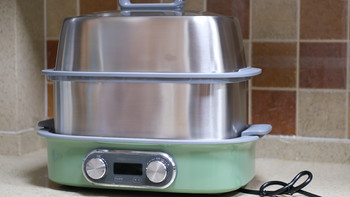 高颜值、大容量、蒸速快，中式厨房不二选择！摩飞极速电蒸锅体验