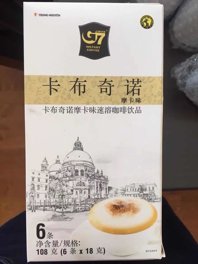 G7卡布奇诺咖啡还不错，提神醒脑棒棒哒