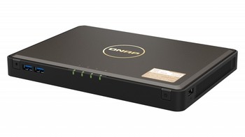威联通发布 TBS-464 便携式 NASbook 储存器，支持四路M.2 SSD、丰富扩展
