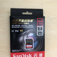 闪迪相机U3内存SD卡，支持4k
