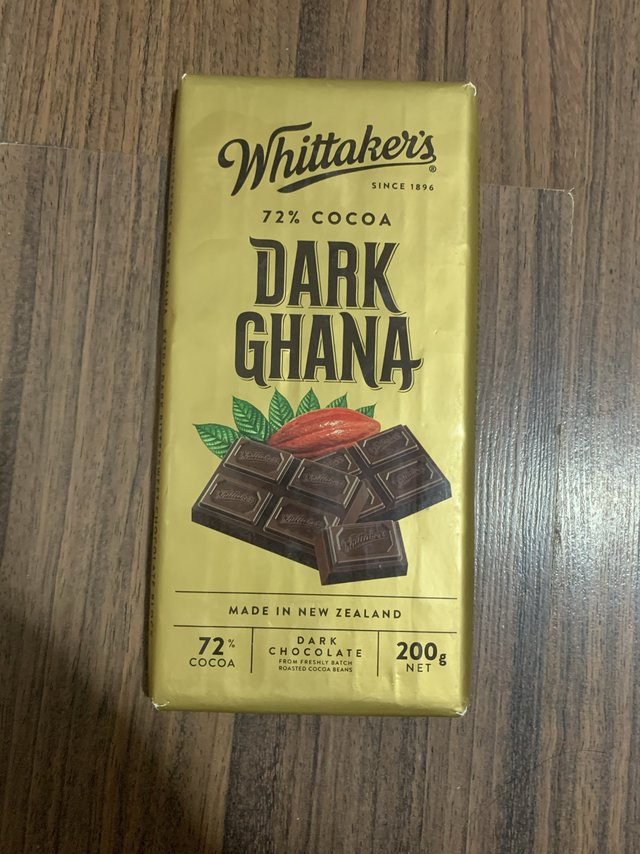 一次吃到饱的惠特克200克装加纳黑巧克力