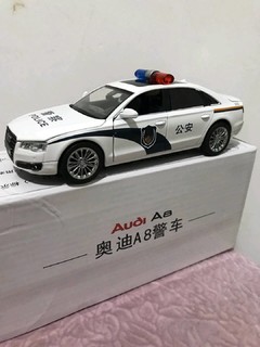 合金警车玩具模型