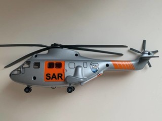 讲真，这架救援队直升飞机模型是真不错
