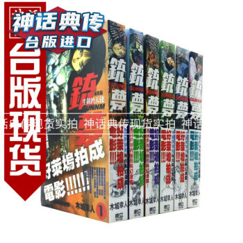 战斗天使阿丽塔的原著漫画《铳梦》第一部全6册开箱