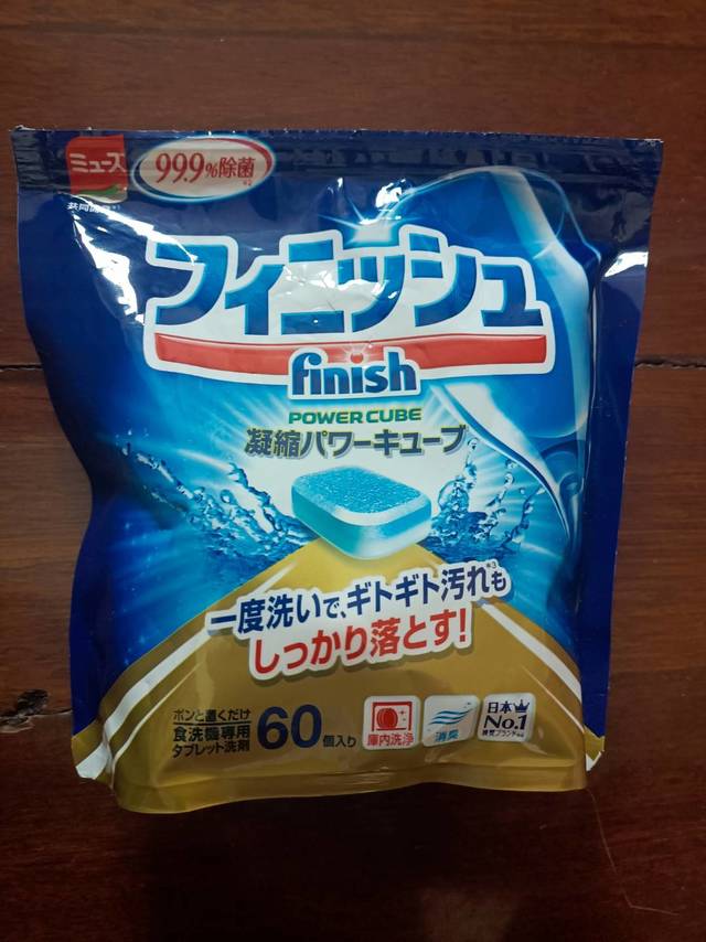 亚马逊海淘的日本版Finish洗碗块