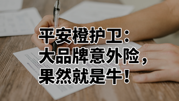 又一个爆款成人意外险，平安橙护卫：大品牌意外险，果然就是牛！