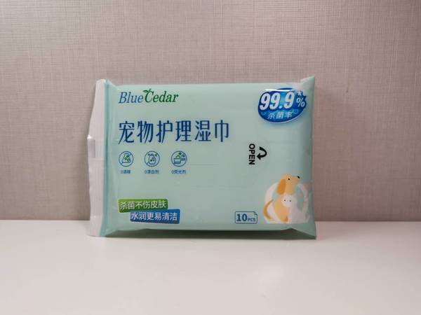 三毛六买的六包十抽宠物湿巾，真香！