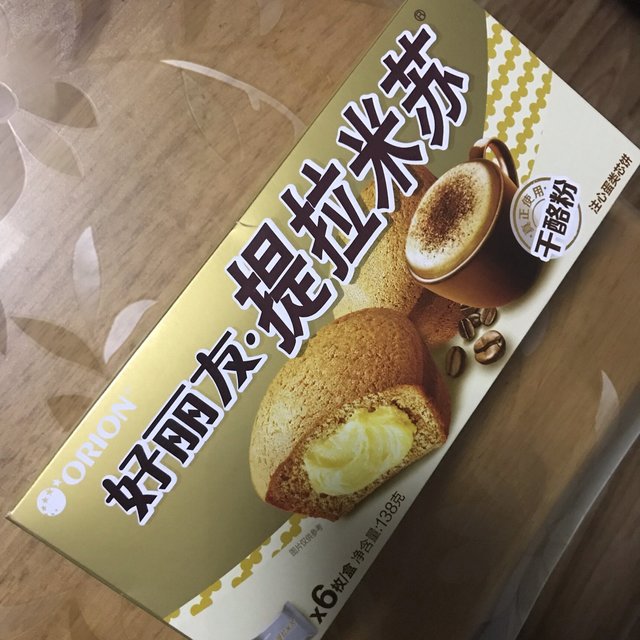 京东超市orion好丽友提拉米苏6枚138g盒