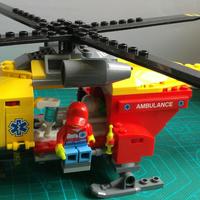 乐高城市系列60179救援直升机测评