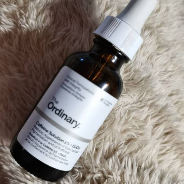 the ordinary咖啡因眼部精华！