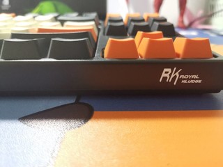 双十一首晒：RK987机械键盘（黑白橙）
