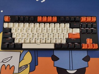 双十一首晒：RK987机械键盘（黑白橙）