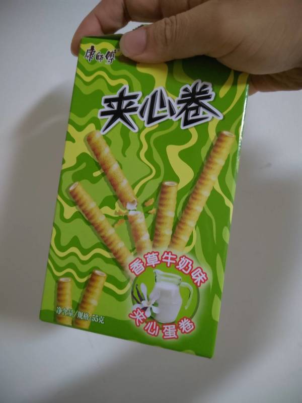 康师傅夹心卷香草牛奶味55g41件