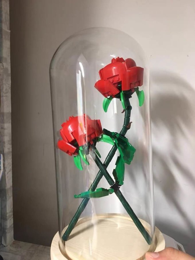 不一样的玫瑰乐高玫瑰花40460