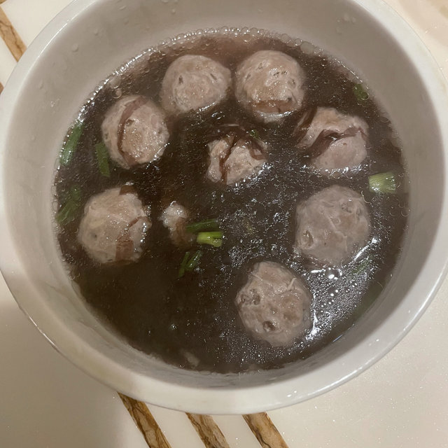 我的美食故事——潮苑酒家手打牛肉丸