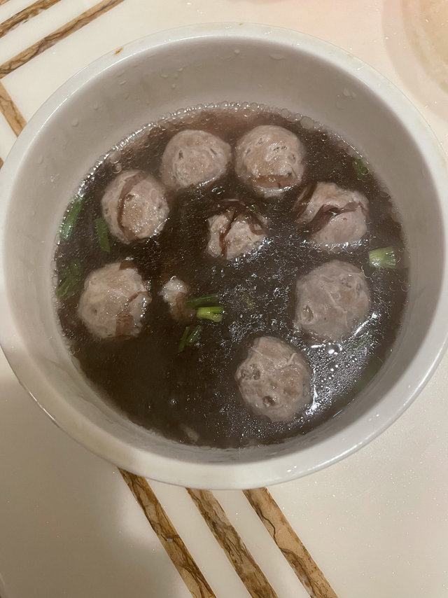 我的美食故事——潮苑酒家手打牛肉丸