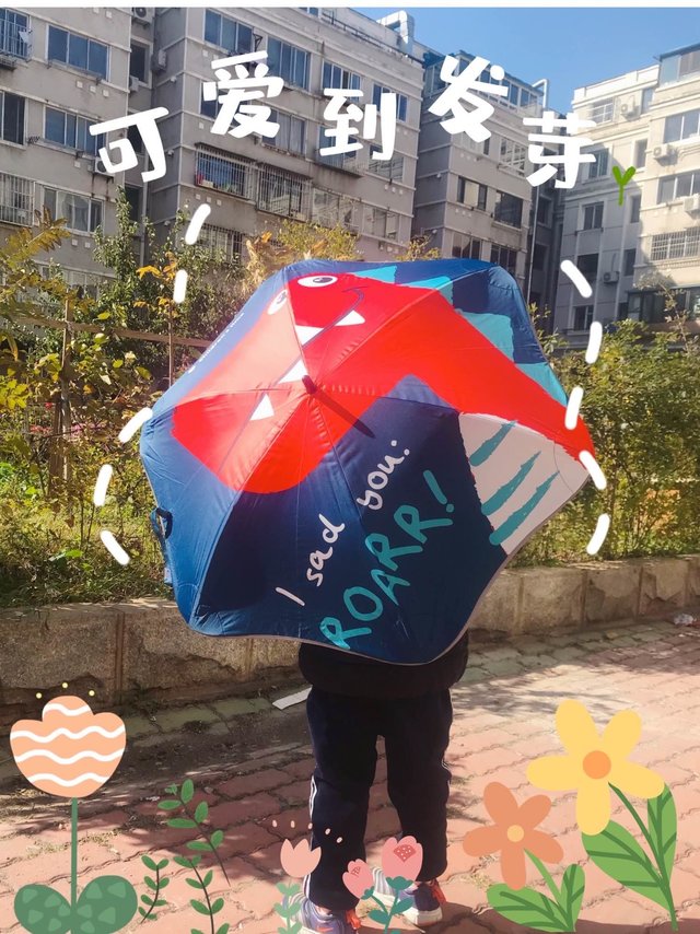 雨下再大也不怕！我有安加儿童雨伞