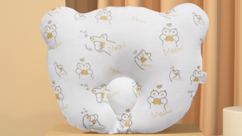 十月结晶新款婴儿枕，蓬软透气立体定型！