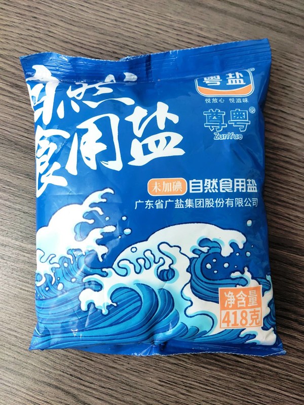 yueyan粵鹽未加碘自然食用鹽不加碘食鹽