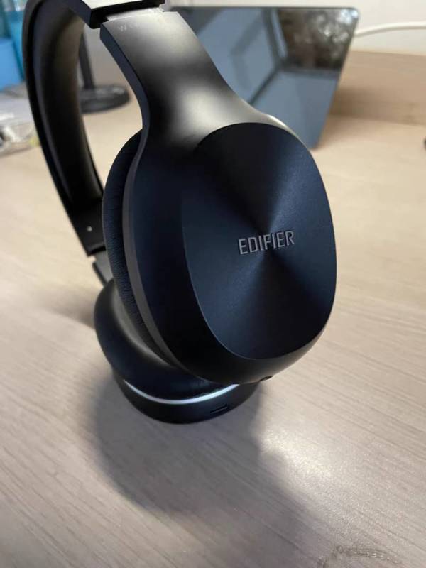 edifier漫步者w800btplus耳罩式头戴动圈降噪蓝牙耳机苍穹黑